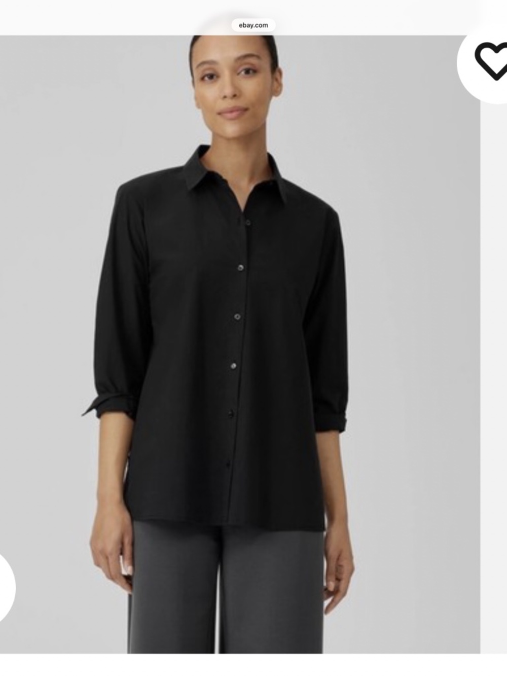 Eileen Fisher Oversized Button Down Shirt
